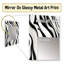 Middleburgh Minimalist Sophistication - grand miroir abstrait, décoration murale abstraite, impression sur métal-1924109836