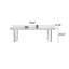 Nut-brown Rectangular Solid Wood Dining Table-1148681794