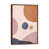 Classic Brown Wood Framed Canvas