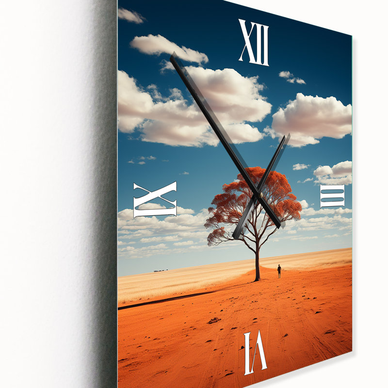 Horloge murale Australie, H 32 po x l 24 po x P 1 po