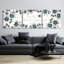 «Home - Where Love Never Ends» par Cindy Jacobs, ensemble d'art mural en verre acrylique, 3 pièces-102021179
