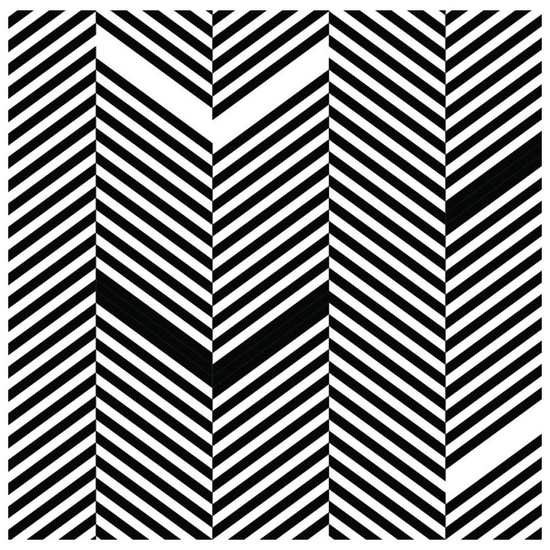Murale à chevrons et chevrons, l 96 po x L 144 po