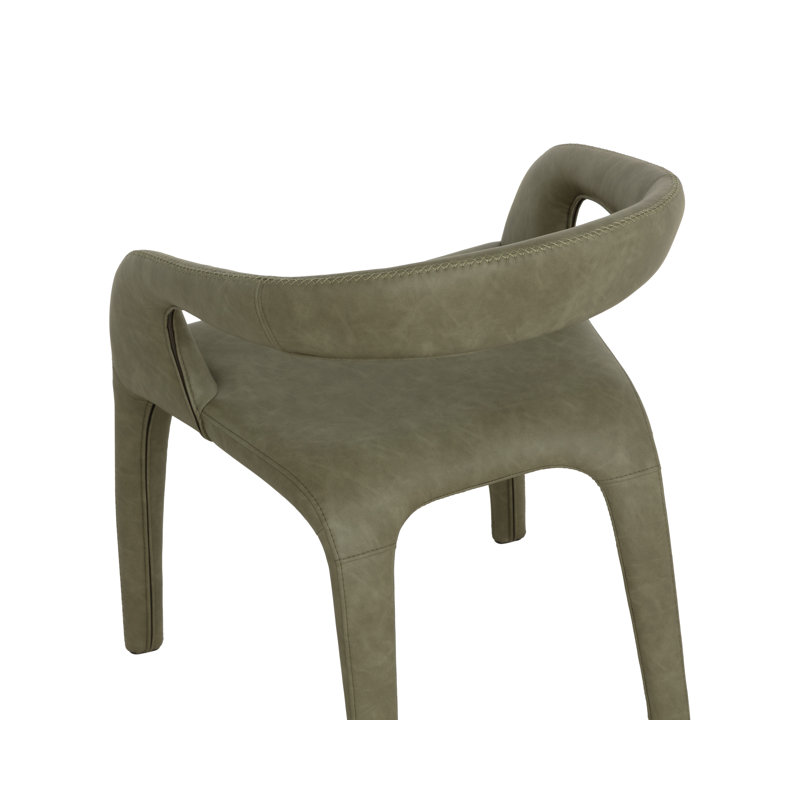 Atika Upholstered Arm Chair, Ivanhoe Pine