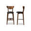 Tabouret de bar et de comptoir noir Horan (ensemble de 2)-1605813093