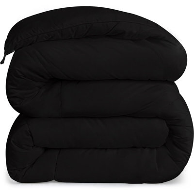 Édredon toutes saisons 250 g / m² - Édredon en duvet synthétique doux - Insert de couette moelleux en fibre de silicone - Cousu