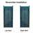 Rossana 32'' - W x 72'' H Door Framed Shower Door with