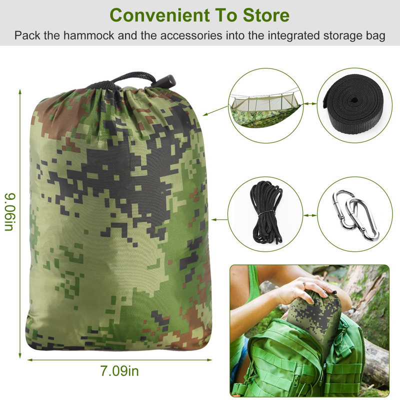 Hamac Jira, Camouflage