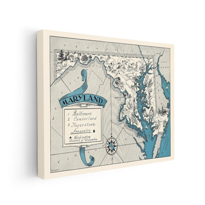 Maryland Pictorial Map
