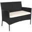 Alifa 4 - Person Patio Conversation Set with Cushions-563715015-670281289