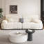 Coussin blanc modulaire 100% polyester