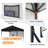 6 Ft. W x 4 Ft. D Steel Pop-Up Canopy with Sunwall-96906428