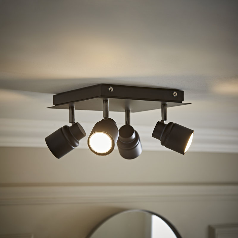Demont Semi Flush Mount, Satin