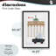 «Elephant & Berlin Architecture», reproduction sous verre encadrée, design par Carla Daly-483229272-483229275