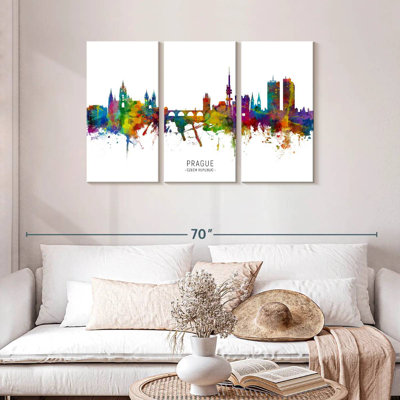 Prague Czech Republic Skyline I
