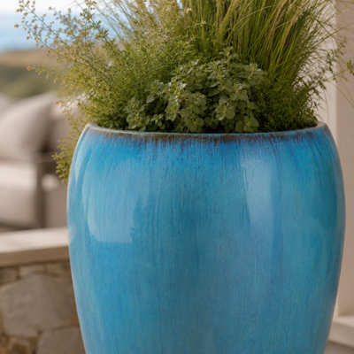28 in. Citizen Vase - Azul