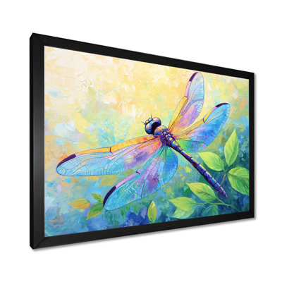 Iridescent Wings Of A Dragonfly III - impression murale libellule