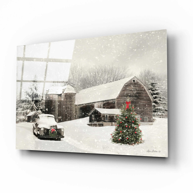 Farmhouse Christmas - impression sans cadre, H 12 po x l 16 po x P 0,13 po