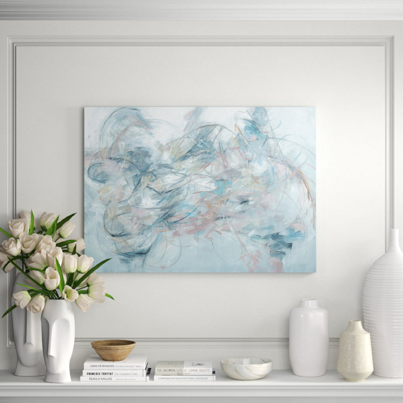 Azure Print by D’Alessandro Léon, 30" H x 42" W, Image Brush Gel