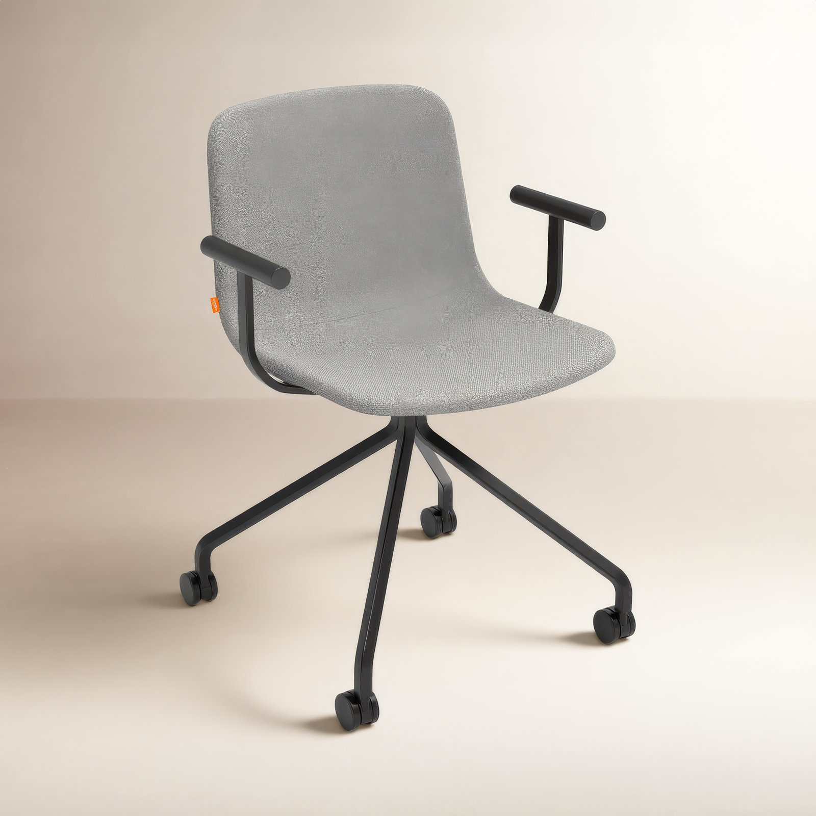 Key Meeting Office Chair, Light Grey
