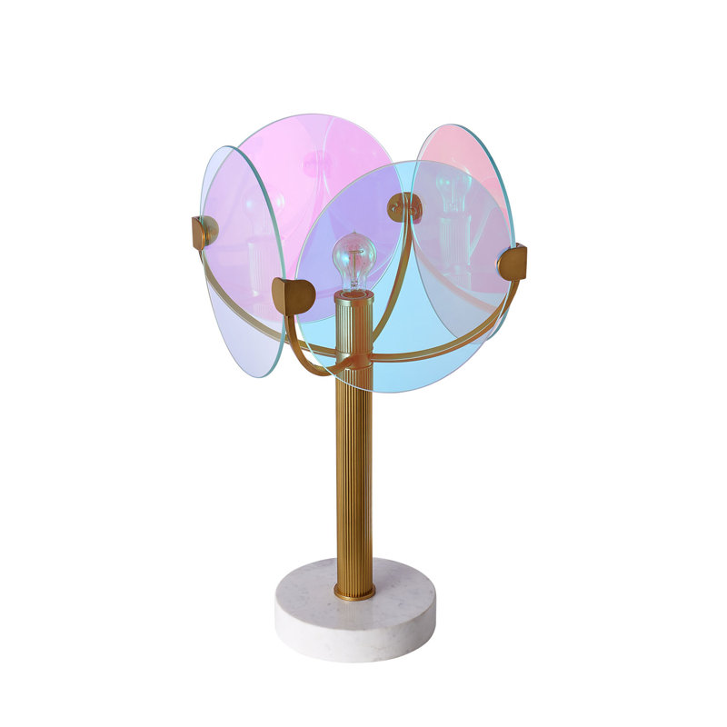 Chroma 1 LT True Brass Table Lamp Kalco