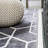 Amuda Blocks Modern Geometric Gray/White Rug-1807894854