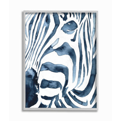 " Zebra Stripe Portrait Zoo Animal Face " by Victoria Borges