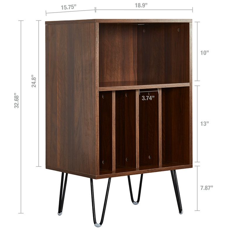 Arkrocket Statio Audio Rack (Dart Walnut)