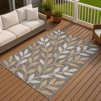 Tapis tropical intérieur / extérieur lavable à la machine Chantille ACN3033
