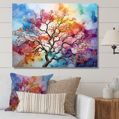 " Colorful Interpretation Of An Oak Tree Magic I "