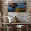 Reproduction d'art sur toile, "Une scène côtière sereine au crépuscule"-406221562