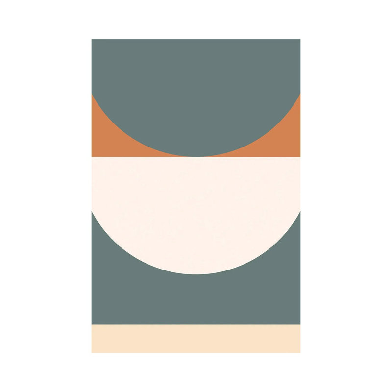 Abstract Geometric III - Print on Canvas, 20.32 cm H x 30.48 cm W, Wrapped Canvas