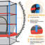 Jeri 5' Trampoline with Safety Enclosure