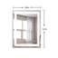 24 po X P 32 po Miroir de salle de bain mural H HF