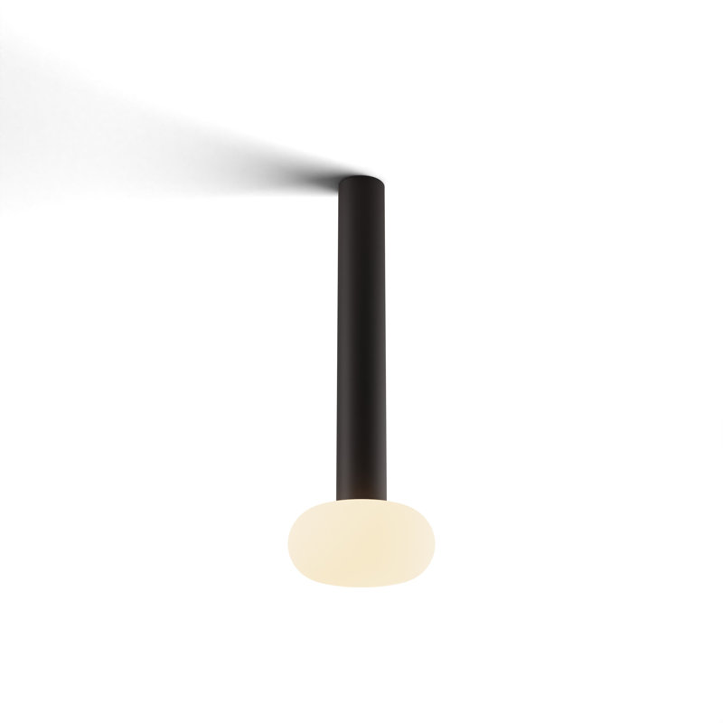 Combi 1 - Light LED Pendant, Matte Black, 6" H x 4.5" W
