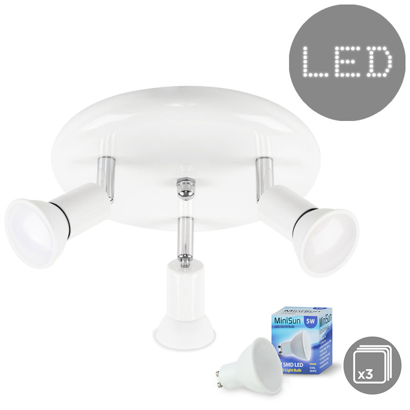 Elen Spotlight, White, No Bulb