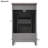 Modern Bathroom Vanity Cabinet With Ceramic Basin And Ample Storage-110488779