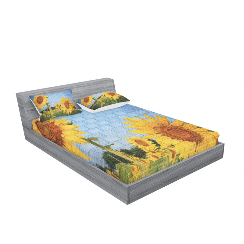 Ensemble de draps de literie pour le dessin sur le mur pacifique de l’habitat valley