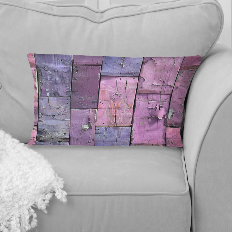 Coussin lombaire en bois récupéré I