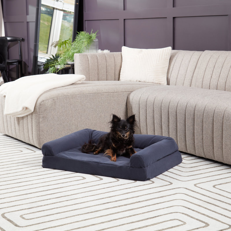 Canapé pour chien Cristalina, Moyen (l 29 po x P 20 po x H 7 po), Denim