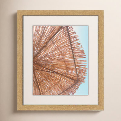 Antonio "Rosy Straw Umbrella" Print