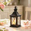 Set of 2 Decorative Candle Holder 27cm High Metal Hanging Lantern-770292782