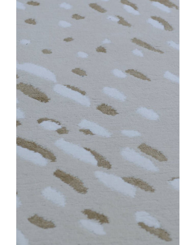 Fleck Taupe Area Rug, Rectangle 4' x 6'