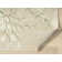 Tapis abstrait vert et beige Ksamil
