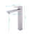 Bathroom Tap, Single Hole Sink Fitting, Brushed Nickel, Stainless Steel, Corrosion, Silent Splash- Water Flow Nickel Resists Corrosion And Fingerprints, Gentle