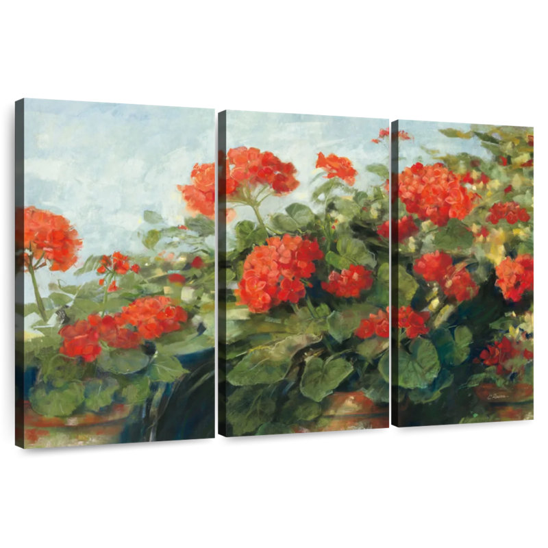 Harnek Geranium Wave, 48" H x 74" W