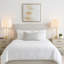 Ensemble de 2 lampes de table USB avec abat-jour blancs et port de type C