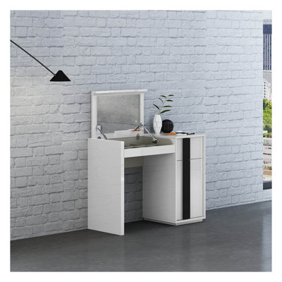 Meuble-lavabo avec miroir Lewisville