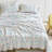 Cozy Soft White Holiday Trees 100% Cotton Flannel 3-Piece Twin Sheet Set-901115316-845342009