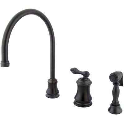 Single Handle Kitchen Faucet with Side Spray