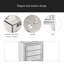 Armoire de rangement multi-fonctionnelle 21,5 po x 15,8 po x 26,8 po